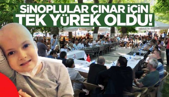 Sinop, Çınar için tek yürek oldu