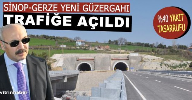 Sinop-Gerze yeni güzergahı trafiğe açıldı