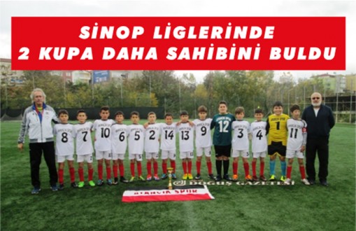 SİNOP LİGLERİNDE 2 KUPA DAHA SAHİBİNİ BULDU