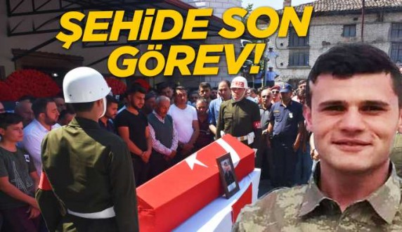 Sinop şehidini uğurladı