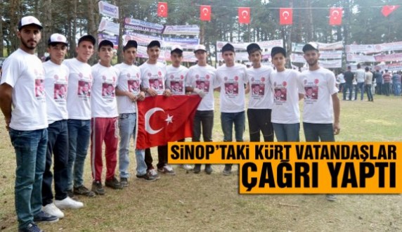 Sinop'ta Kürt kökenli vatandaşlardan açıklama