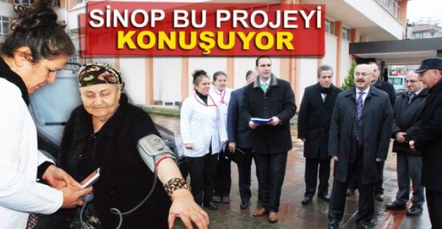 Sinop'ta Örnek Projeye Start Verildi