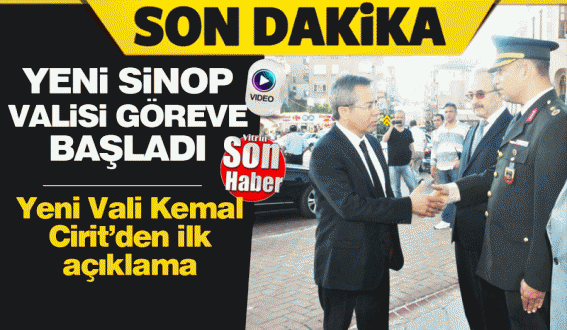 Sinop'ta Vali Cirit dönemi 