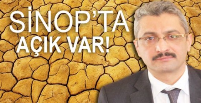SİNOP'TA YAĞIŞ AÇIĞI VAR