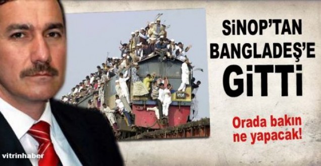 Sinop'tan Bangladeş'e gitti