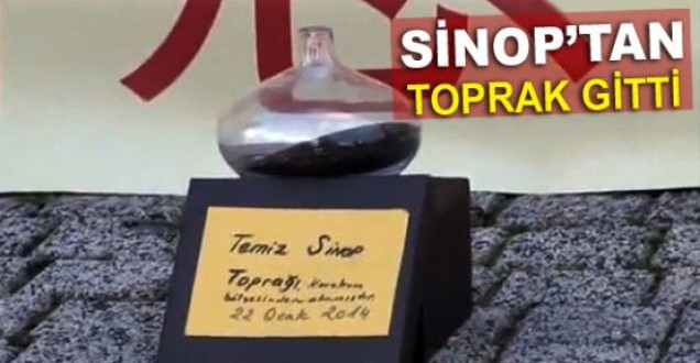 Sinop toprağı Japonya'ya gitti