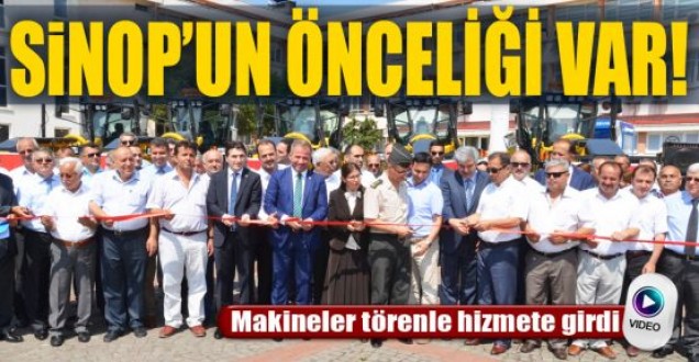 Sinop'un önceliği var!