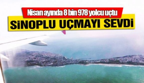 Sinop'un uçuş istatistikleri açıklandı