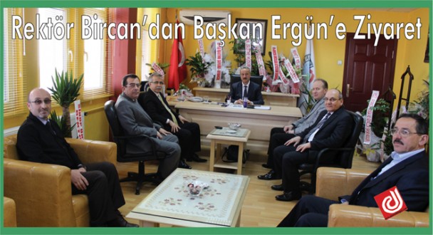 SİNOP ÜNİVERSİTESİ REKTÖRÜNDEN BELEDİYE BAŞKANI AYHAN ERGÜN'E ZİYARET