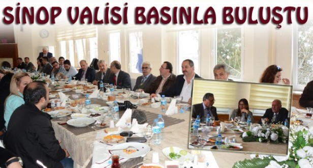 SİNOP VALİSİ BASINLA BULUŞTU