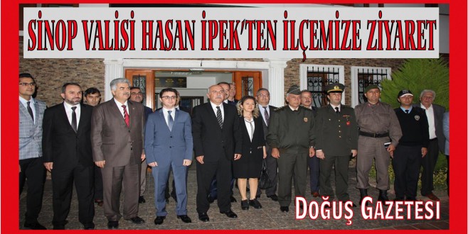 Sinop Valisi Hasan İpek ilçemizi ziyaret etti
