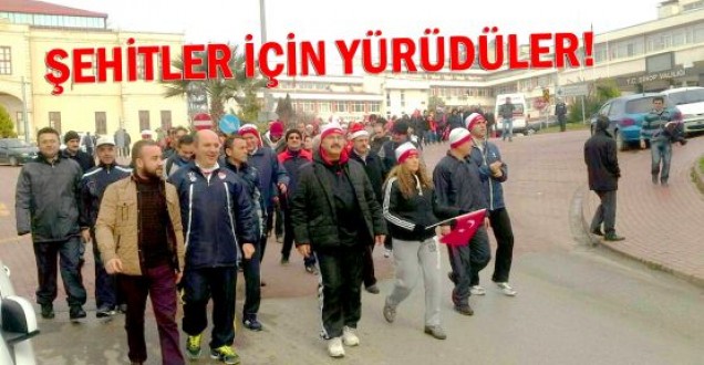 Sinoplular Şehitler İçin Yürüdü