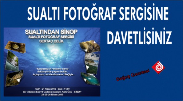 SUALTI FOTOĞRAF SERGİSİNE DAVETLİSİNİZ