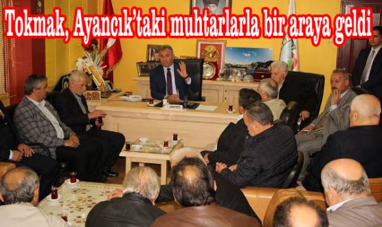 Tokmak, Ayancık'ta muhtarlarla buluştu