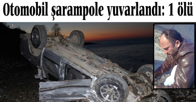 Türkeli'de otomobil şarampole yuvarlandı: 1 ölü