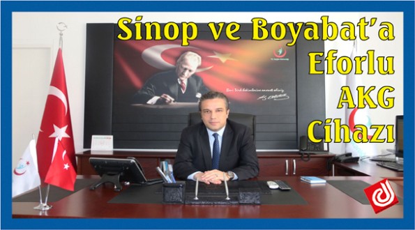 TÜRKİYE'NİN EN YAŞLI İLİNE EFORLU EKG CİHAZI