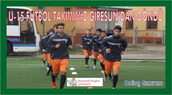 TÜRKİYE U-15 FUTBOL ŞAMPİYONASINDA İLK TUR MAÇLARI SONA ERDİ