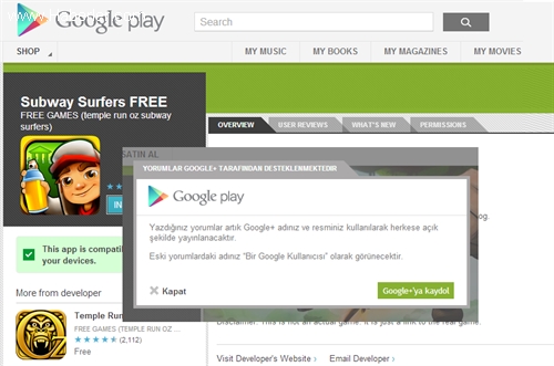 Türklerden Google Play'e 1 Yıldız Hamlesi
