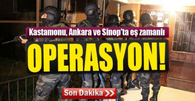 Üç İlde Eş Zamanlı Uyuşturucu Operasyonu