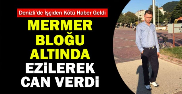 Üzerine mermer bloğu düşen Ayancıklı işçi vefat etti