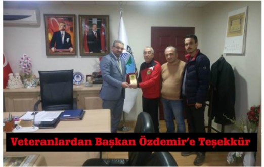 Veteranlardan Başkan Özdemir'e Teşekkür