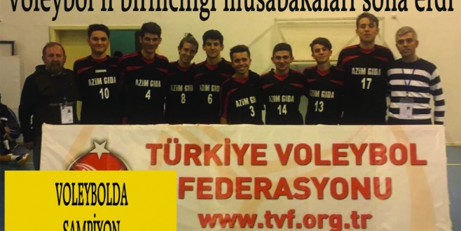 Voleybolda şampiyon Ayancık Farabi Meslek lisesi