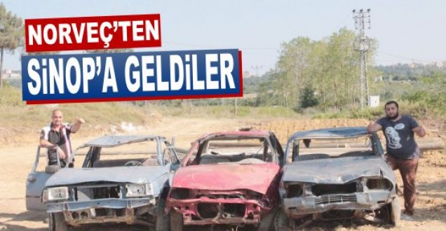 Yarış için Norveç'ten geldiler