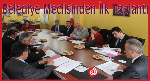 YENİ DÖNEM BELEDİYE MECLİS TOPLANTISI YAPILDI